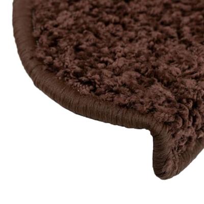 VidaXL Trapmatten 10 st 65x21x4 cm bruin halfrond groot VidaXL Trapmatten 10 st 65x21x4 cm bruin halfrond groot