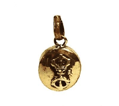 Hanger Ovaalvormig Doosje Dorje Messing