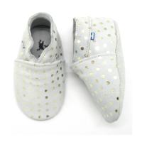Stabifoot Babysoft babyslofjes grijs stippen Maat - thumbnail