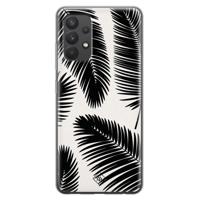 Samsung Galaxy A32 4G siliconen telefoonhoesje - Palm leaves silhouette - thumbnail