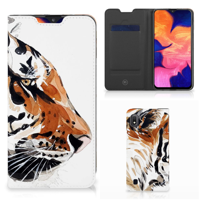 Bookcase Samsung Galaxy A10 Watercolor Tiger - thumbnail