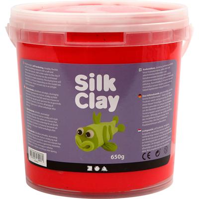 Silk Clay - rood, 650gr.