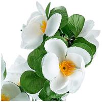 Basil roses garland - bloemenstreng - wit - thumbnail
