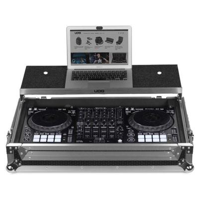 UDG Ultimate Flight Case Pioneer DDJ-1000 Silver Plus (Laptop Shelf&Wheels)