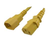 ACT AK5118 Stroomkabel 230V | C13/C14 | Geel | 1,8 meter - thumbnail