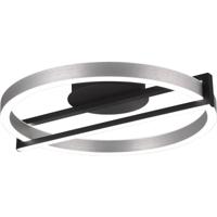 LED Plafondlamp 55W - Dimbaar & Kleur Aanpasbaar - Geborsteld Aluminium - thumbnail