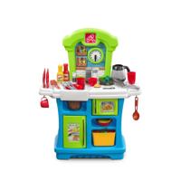 Step2 Speelgoedkeuken Little Cooks Kitchen 86 cm blauw - thumbnail