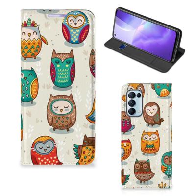 OPPO Find X3 Lite | Hoesje maken | Vrolijke Uilen