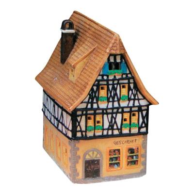 Wurm Lichthaus Geschenkeladen "Geschenke" Rothenburg/Tauber van Porselein, Kleurrijk (B/H/D) 10x19x13cm