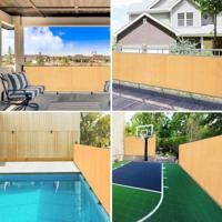 VidaXL Privacynet 150 g/m² 1x25 m hdpe zandkleurig - thumbnail