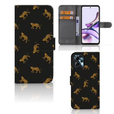 Telefoonhoesje | Met pasjeshouder | voor Motorola Moto G13 | G23 Leopards Telefoonhoesje | Met pasjeshouder | voor Motorola Moto G13 | G23 Leopards