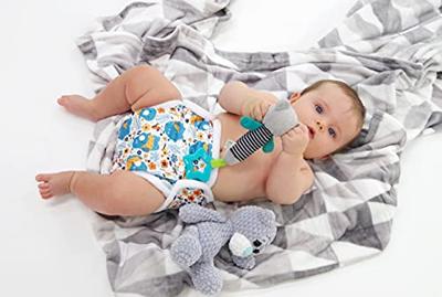 Petit Lulu Overbroekje Kleurrijk Orientaals (Colorful Orient) - OneSize (4-15 kilo) - Drukknoopjes