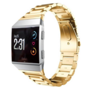 Fitbit Ionic - Schakelarmband Stainless Steel bandje - Goud - thumbnail