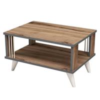 Homemania Salontafel Nicol 70x50x40 cm walnootkleurig - thumbnail