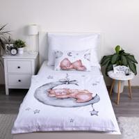 Sweet Home peuterdekbedovertrek Ribbon - 100 x 135 cm - thumbnail