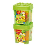 Ecoffier Ecoiffier abrick bouwblokken jungle in opbergbox - 70dlg. - thumbnail