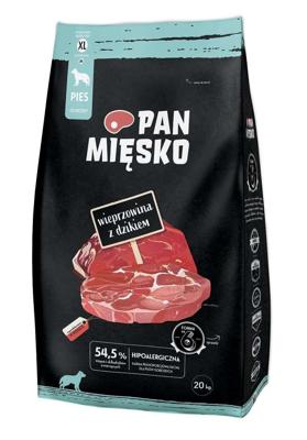 PAN MIĘSKO Pork with wild boar XL - droog hondenvoer - 20kg