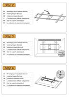 Neomounts LED-W700SILVER TV-beugel Inklapbaar, Uittrekbaar 81,3 cm (32) - 152,4 cm (60) Kantelbaar en zwenkbaar - thumbnail
