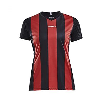 Craft 1905568 Progress Stripe Jersey W - Black/Bright Red - XL