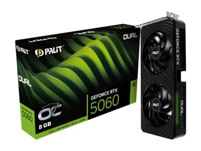 Palit GeForce RTX 5060 Dual OC NVIDIA 8 GB GDDR7 Palit GeForce RTX 5060 Dual OC NVIDIA 8 GB GDDR7