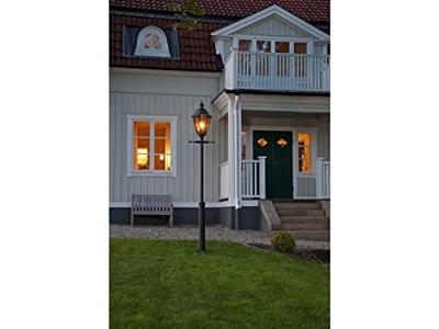Lantaarnpaal Pallas 1-lichts 260 cm matzwart 550-750 - thumbnail