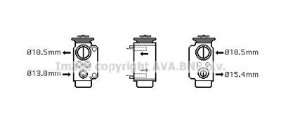 Expansieventiel, airconditioning BW1240