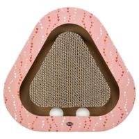 TRIXIE KRABPLANK VALENTIJN MET BALLEN DRIEHOEKIG KARTON ZALM - thumbnail