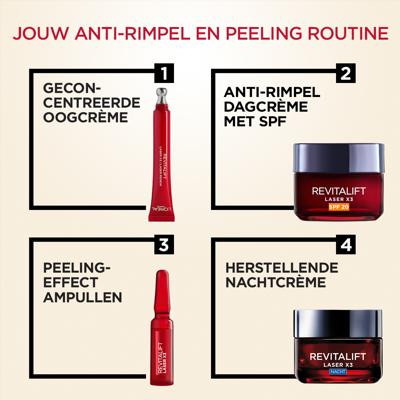 L'Oreal Paris Revitalift Laser X3 Peeling Effect Ampullen 7 Ampullen