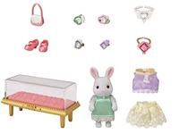 Sylvanian Families - De modekoffer met sneeuwkonijn en grote zus - thumbnail