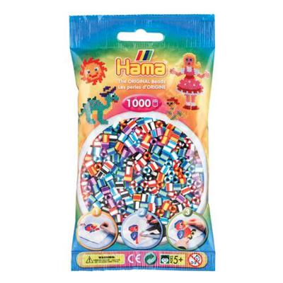 Hama strijkkralen 1000 stuks 2 kleurig gemixed