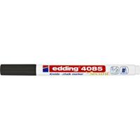 Krijtstift edding 4085 by Securit rond 1-2mm zwart | 10 stuks - thumbnail