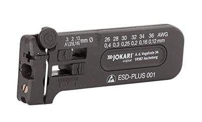 Jokari 40029 ESD-PLUS 003 Draadstripper ESD Geschikt voor: PVC-draden 0.30 tot 1.00 mm