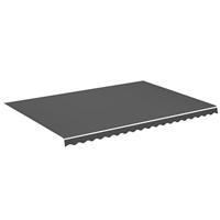 VidaXL Vervangingsdoek voor luifel 500x350 cm polyester antracietkleurig - thumbnail