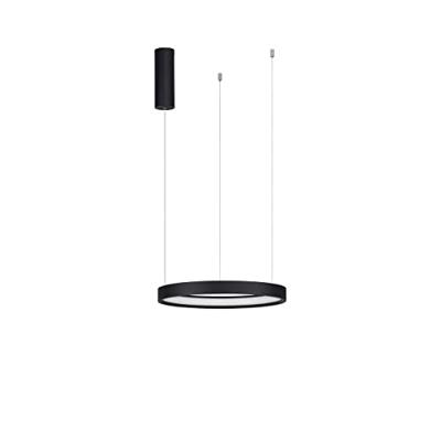 Lyora Ronde hanglampPerrine zwart Ø 40cm - 9345612
