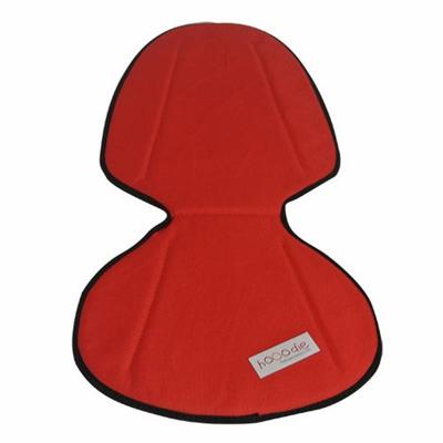Kussentje/Inlay Maxi Bright Red Solid met zwarte bies