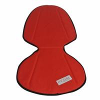 Kussentje/Inlay Maxi Bright Red Solid met zwarte bies - thumbnail