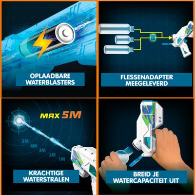 Elektronisch waterpistool - SILVERLIT - HYDROMAD MINI BLASTER PACK 2 - Vanaf 8 jaar - thumbnail