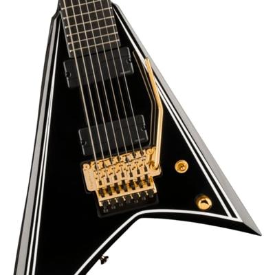 Jackson Pro Series Signature Mark Heylmun Rhoads RR24-7 Ebony Lux 7-snarige elektrische gitaar