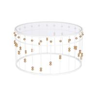 Hoofdtafel Home ESPRIT 82 x 82 x 45 cm - thumbnail