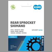 KMC tandwiel shimano narrow 18t achter zwart - thumbnail