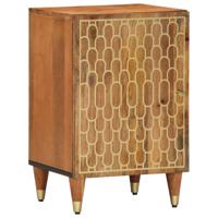 Badkamerkast 38x33x58 cm massief mangohout - thumbnail