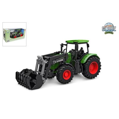 Kids Globe tractor met frontlader - groen
