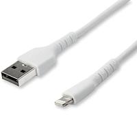 StarTech.com Premium USB-A naar Lightning Kabel 2m Wit - USB Type A naar Lightning Charge & Sync Oplaadkabel - Verstevigd met Aramide Vezels - Apple MFi Gecertificeerd - iPad Air iPhone12 (RUSBLTMM2M) - thumbnail