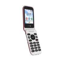 Doro 7030-4G mobiele telefoon in elegant klapdesign (3MP camera, 2,8 inch (7,11 cm) display, LTE, GPS, Bluetooth, WhatsApp, Facebook, WiFi) rood-wit,rood-wit - thumbnail