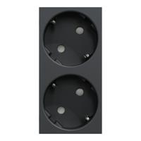 Schneider Electric NU306654 Dubbele contactdoos 10 stuk(s) - thumbnail