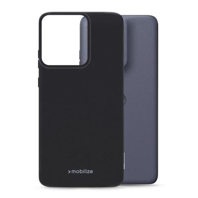 Mobilize Rubber Gelly Case Motorola Edge 50 Neo Matt Black