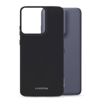 Mobilize Rubber Gelly Case Motorola Edge 50 Neo Matt Black - thumbnail