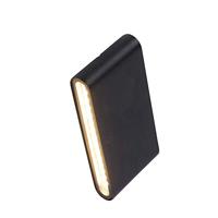 QAZQA Moderne buiten wandlamp zwart 17,5 cm incl. LED IP65 - Batt - thumbnail