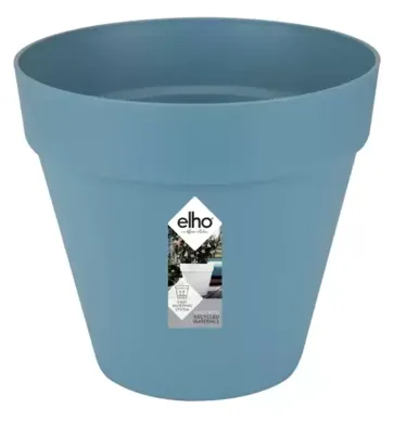 Elho pot loft urban rond 20cm blauw