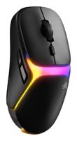 Glorious Gaming - draadloze gamingmuis Model O3 - Uitwisselbaar InfinitePlay-batterijsysteem, 8k polling, 130M click optische schakelaars, licht gewicht van 66 g, 30K DPI optische sensor, RGB - Zwart - thumbnail
